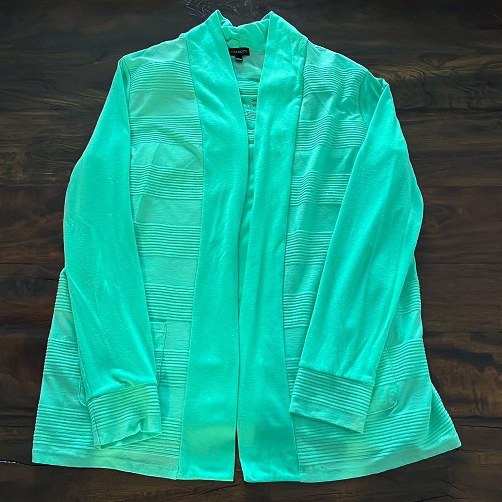 Talbots cardigan and shell size S
